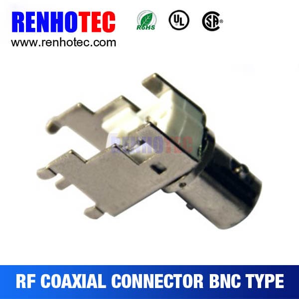 BNC connector 75ohm female Right angle for PCB